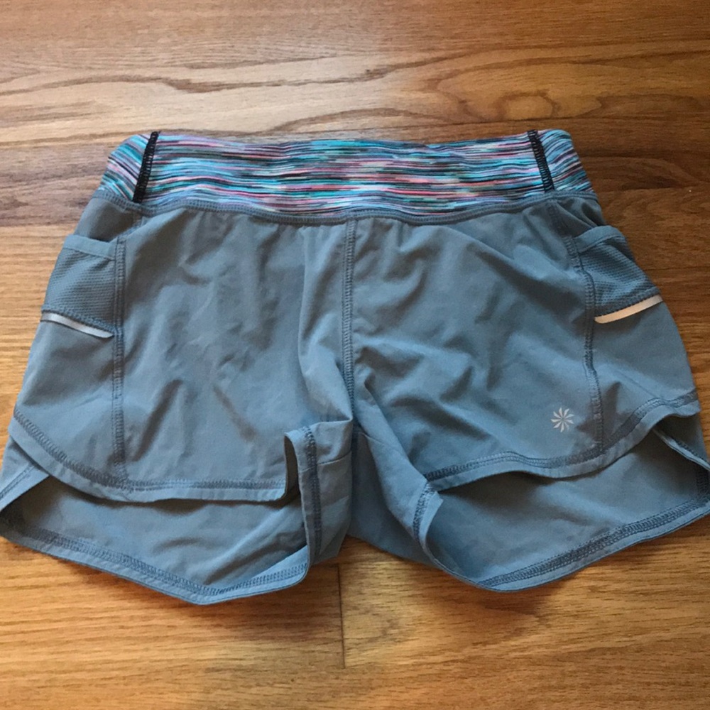 Athleta girl grey shorts